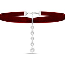Tisya Nocturne 925 Ayar Gümüş Kadın Choker