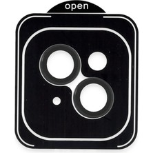 Nacario Mey Ithalat®   iPhone 13 Pvd Metal Kamera Lens - Siyah