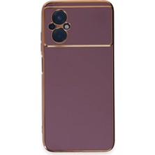 Nacario Mey Ithalat®   Poco M5 Kılıf Volet Silikon - Mor