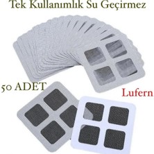 Empressco 50 Adet Banyo Gider Süzgeci Sineklik Tamir Kiti Kıl Tüy Kapatıcı Pislik Tutucu Kendinden Yapışkanlı