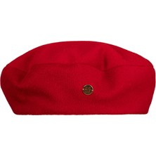 Sibi Hats Chantel Kırmızı Kaşmir Unisex  Beret Şapka