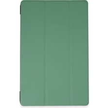 Nacario Mey Ithalat®   iPad Pro 13 (2024) Kılıf Tablet Smart Kılıf - Koyu Yeşil