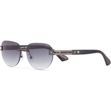 Blancia Milano Bc 1288 C2 Oval Gümüş Siyah Erkek Güneş Gözlüğü