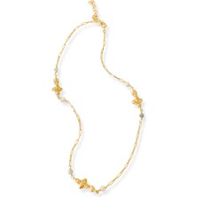 Besign Jewellery Klimt Zincir 925 Ayar Altın Kaplama Kadın Kolye