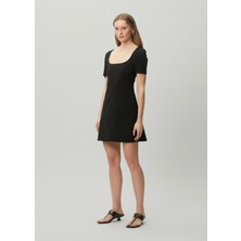 Courreges Siyah Mini Elbise