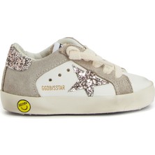 Golden Goose Super Star Çok Renkli Unisex Çocuk Deri Sneaker
