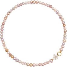 Alegoria Jewellery Cleito 925 Ayar Gümüş 24 Ayar Altın Kaplama Kadın Inci Kolye