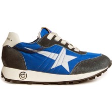 Golden Goose Marathon Mavi Gri Çocuk Sneaker