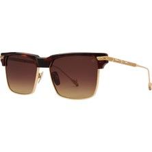 Philippe V N20 Altın Kahverengi Titanyum Unisex Güneş Gözlüğü