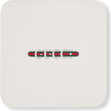Gucci Beyaz Logo Detaylı Battaniye