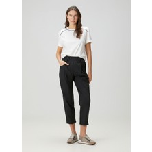 Brunello Cucinelli Siyah Pile Detaylı Pantolon