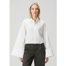 MM6 Maison Margiela Beyaz Çizgili Gömlek