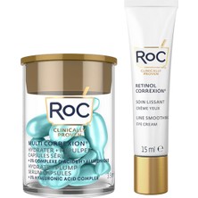 Roc Retinol Göz Kremi ve 10'lu Kapsül Serum Cilt Bakım Seti