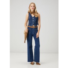  club ındigo flared jean pantolon
