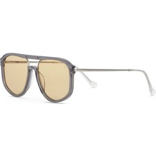Hermossa Hm 1714 C4 Gri Metal Unisex Güneş Gözlüğü