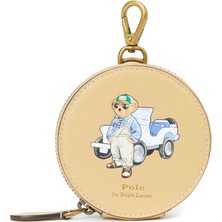Polo Ralph Lauren Karamel Baskılı Kadın Deri Cüzdan