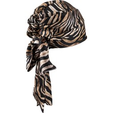 Sibi Hats Safari Vibes Zebra Desenli Ipek Kadın Bandana