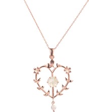 Chaseldor Scarlett Rosegold Gümüş Kolye