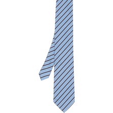 Zegna Mavi Ipek Kravat