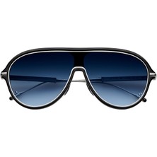 Philippe V N23 Siyah Gümüş Lacivert Unisex Güneş Gözlüğü