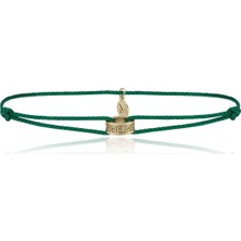 Melie Jewelry Greek 925 Ayar Gümüş Kaplama Ipli Erkek Bileklik