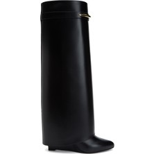 Givenchy Shark Siyah Kadın Deri Çizme