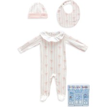 Atelier Babbi Pembe 3lü Kız Bebek Yenidoğan Seti