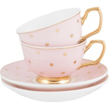 Cristina Re Polka Gold 2'li Kahve Fincanı