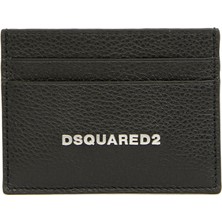 Dsquared2 Siyah Logo Detaylı Erkek Deri Kartlık