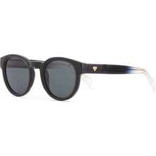 Blancia Milano Bc 1290 C1 Siyah Asetat Unisex Güneş Gözlüğü