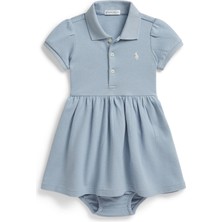 Polo Ralph Lauren Mavi Kız Çocuk Elbise