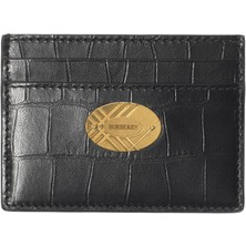 Burberry Cotswolds Siyah Deri Kadın Kartlık