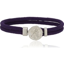 Melie Jewelry Marcus 925 Ayar Gümüş Ipli Erkek Bileklik