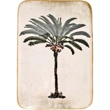 Boncoeur Palmier Desenli Tepsi