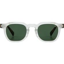 Mess Frames Lowkey Transparan Şeffaf Asetat Unisex Güneş Gözlüğü
