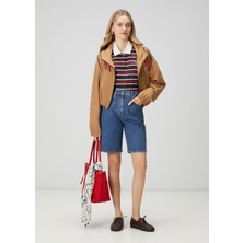 club mavi denim bermuda