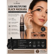 Yurish Lash Curl Multiplying Black Maskara  Uzatma • Hacim • Kıvrıklık