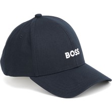 Boss Lacivert Logo Nakışlı Erkek Şapka