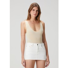 Wardrobe Nyc Sheer Sarı Bodysuit