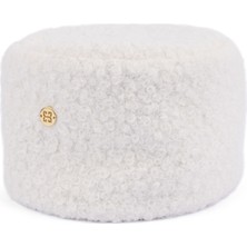 Sibi Hats Cream Marshmellow Beyaz Kadın Kalpak Şapka