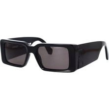 Off-White OERI097 1007 Siyah Asetat Unisex Güneş Gözlüğü