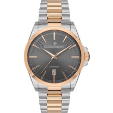 Jacques Philippe JPAGS557348 Rose Gold Metalik Gri Erkek Kol Saati