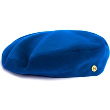 Sibi Hats Audrey Mavi Kadife Unisex Beret Şapka