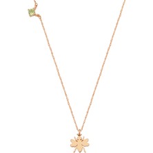 Bee Goddess Gold Taşlı Kadın Altın Kolye