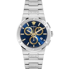 Versace VRSCVEKMA0225 Metalik Gri Çelik Unisex Kol Saati