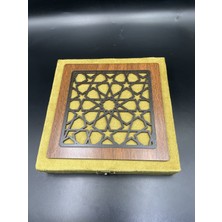 Onurlu Tesbihane Vıp Kadife Tesbih Kutusu (Hardal)