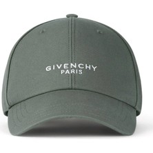 Givenchy Haki Logo Nakışlı Erkek Şapka