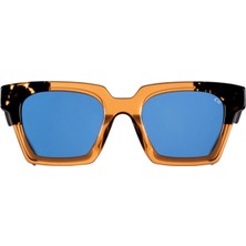 Charlie Max Milano Torre Koyu Havana Asetat Unisex Güneş Gözlüğü