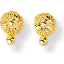 Besign Jewellery Cherie Mini Gümüş Üzeri Altın Kaplama Kadın Küpe