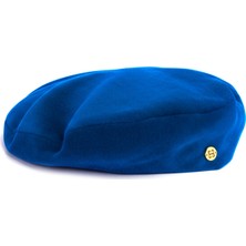 Sibi Hats Audrey Mavi Kadife Unisex Beret Şapka
